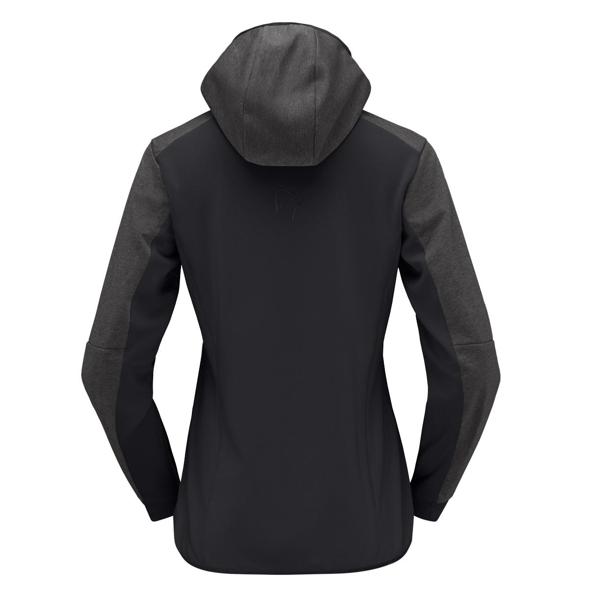 Norrona Falketind Warm 2 Octa Hood Women's in Caviar